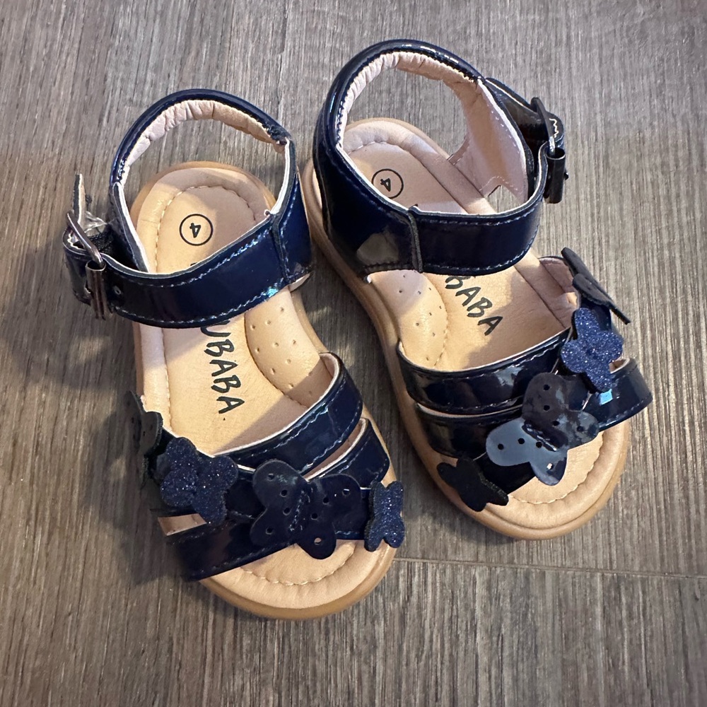 Navy Kids Sandals